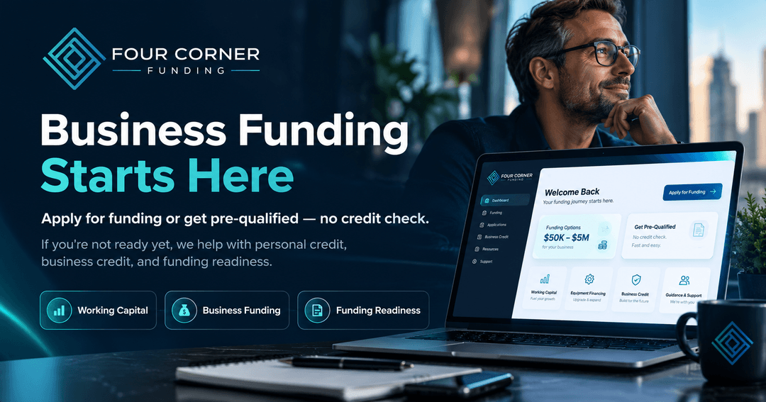 Business Funding Starts Here: Apply or Get Pre-Qualified With No Credit Check